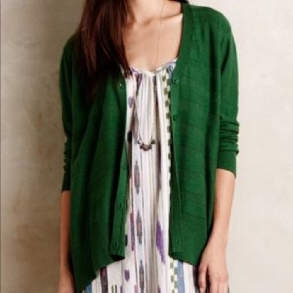 Anthropologie Left of Center Valonia Cardigan XS